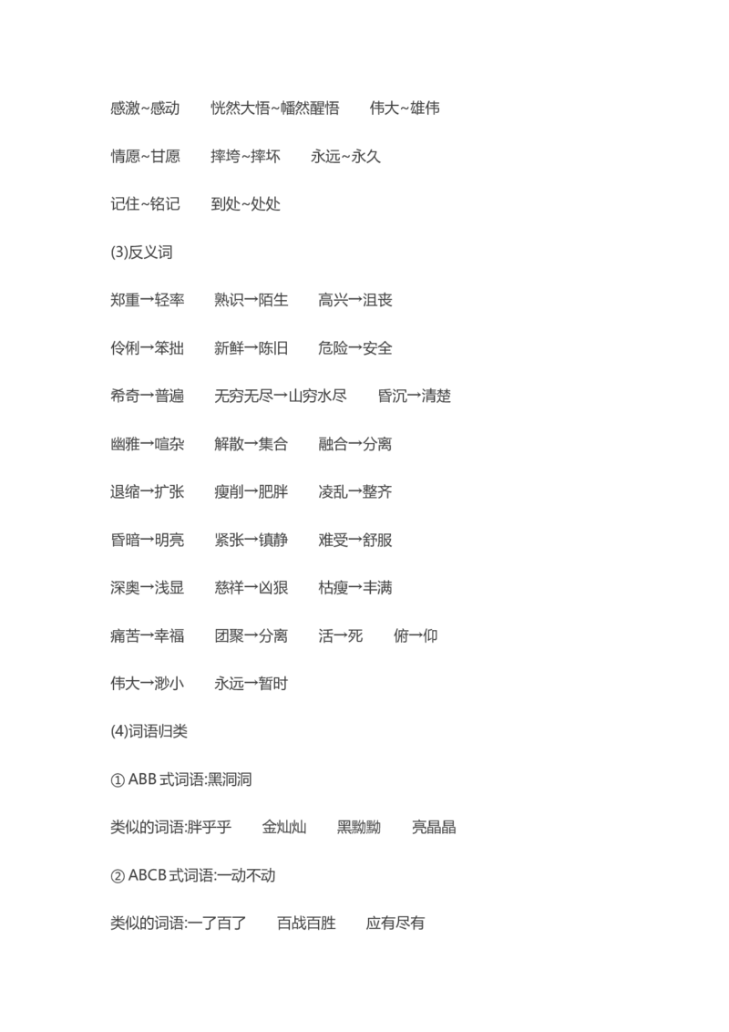部编版语文六年级上册知识点汇总_小学1-6年级全部试卷_语文_六年级_3-11-1、小学六年级语文上册_3-11-1-1、复习、知识点、归纳汇总_部编（人教）版