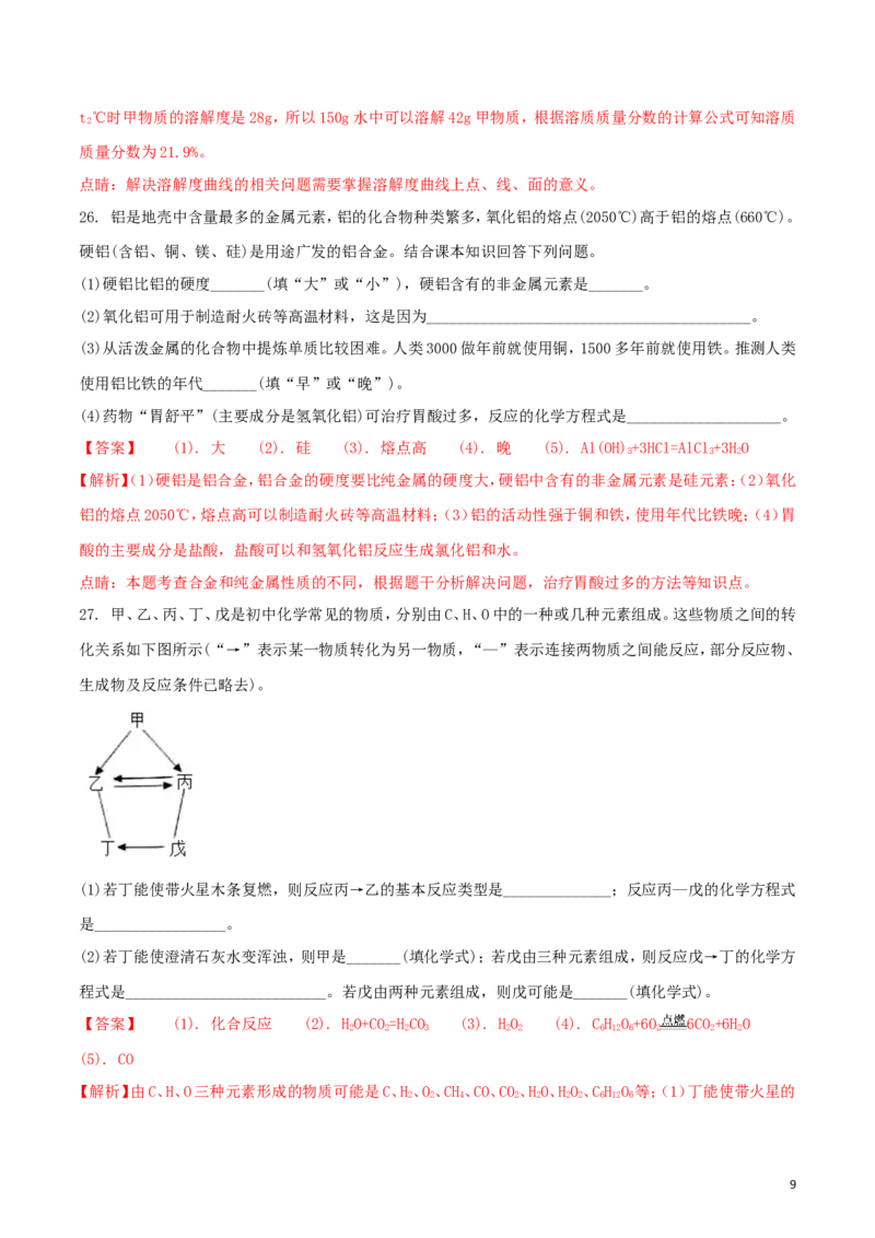 广西桂林市2018年中考化学真题试题（含解析）_中考真题_5.化学中考真题2015-2024年_2018中考真题卷（277份）