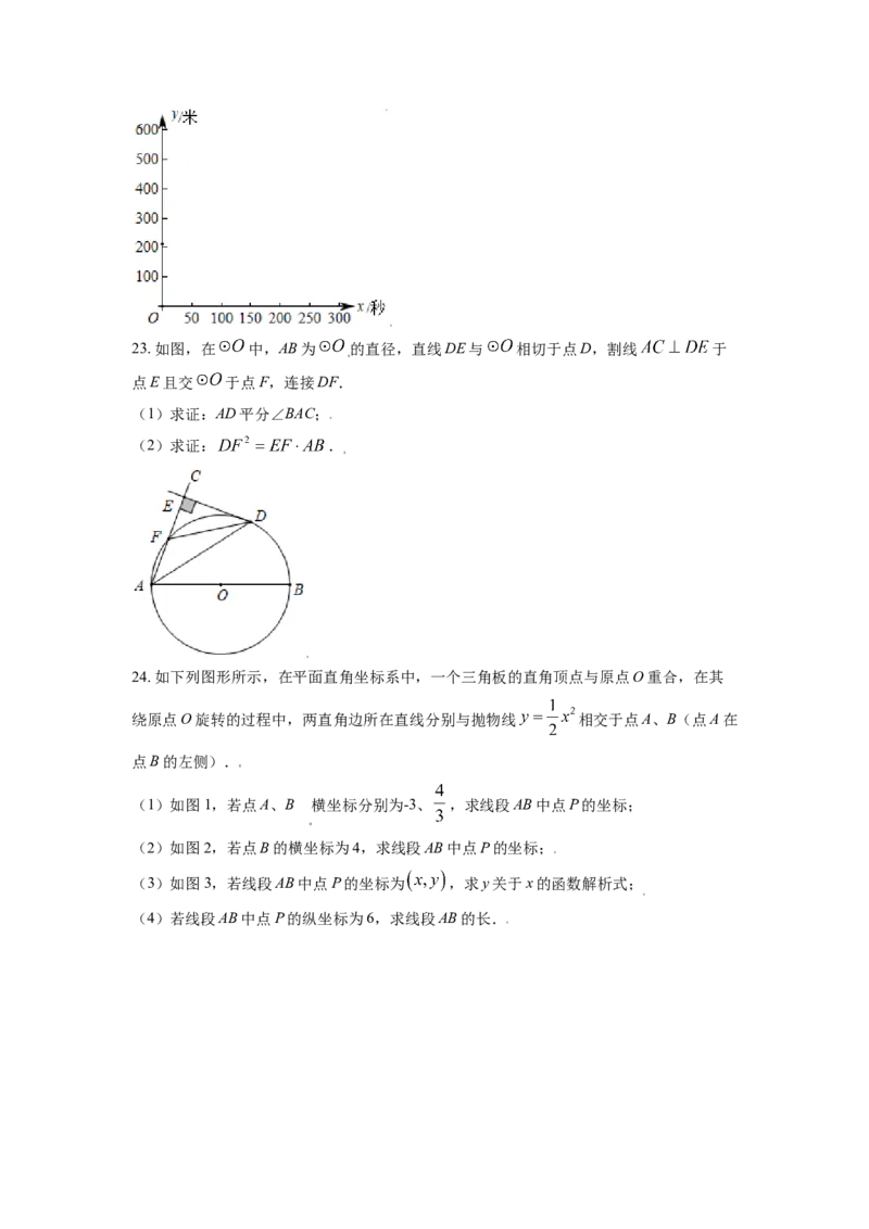 山东省滨州市2021年中考数学真题（原卷版）_中考真题_2.数学中考真题2015-2024年_2021中考数学真题86份_2021山东省_滨州数学