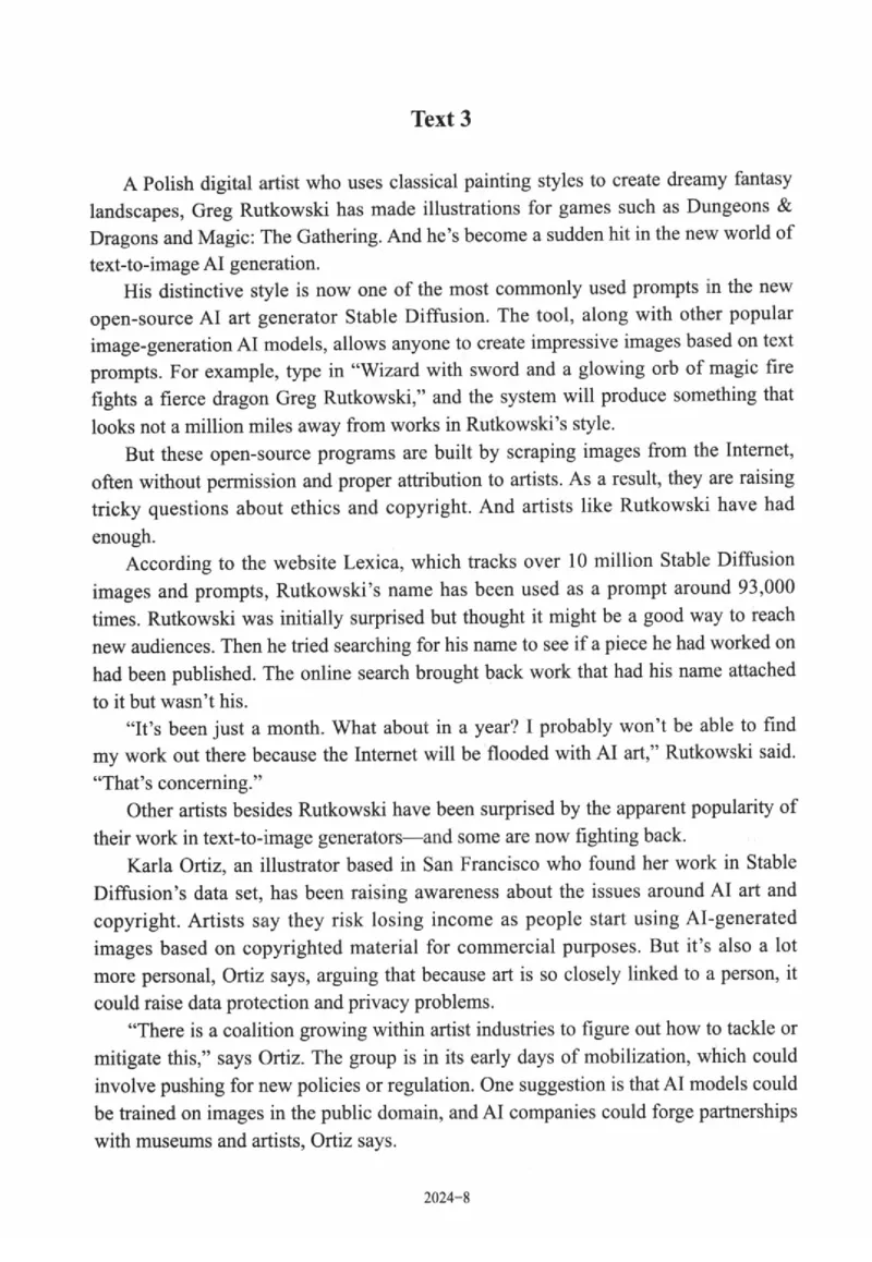 2024年考研英语一真题可复制搜索查词_考研（英语一二）历年真题_考研英语（一）历年真题&mdash;&mdash;1980-2025_❤️2.2010-2025年考研英语一真题及解析_01、真题部分_word版