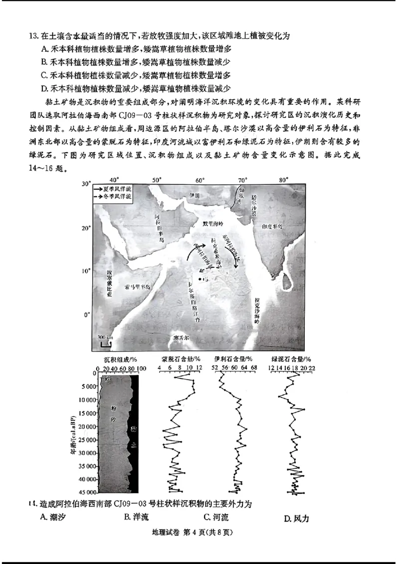 长郡十八校二-地理(1)_2024年4月_024月合集_2024届湖南长郡十八校新高考教研联盟高三第二次联考
