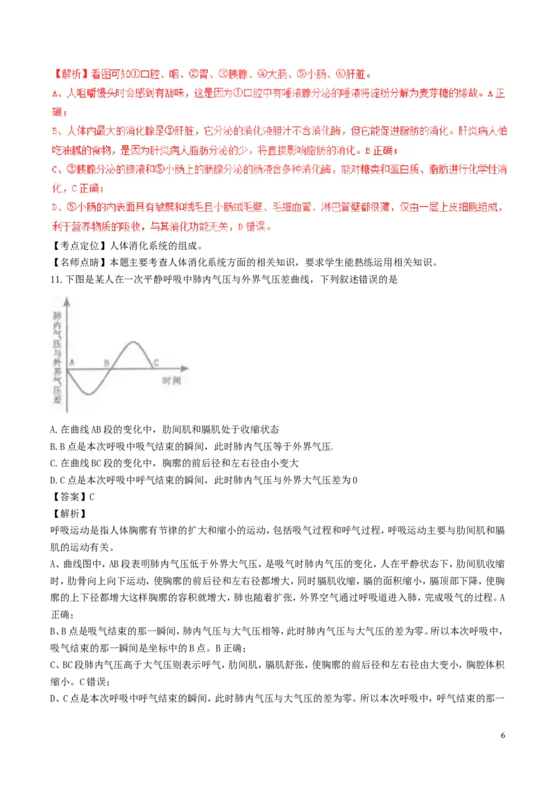 山东省临沂市2017年中考生物真题试题（含解析）_8.生物中考真题2015-2024年_2017年全国中考生物124份
