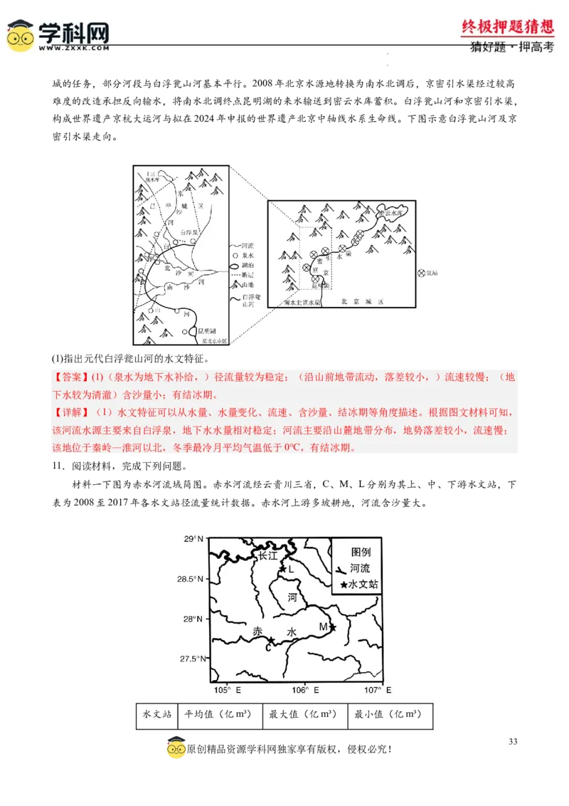 地理-2024年高考终极押题猜想（解析版）_2024高考押题卷_62024学科网全系列_212024年高考终极押题猜想_地理-2024年高考终极押题猜想