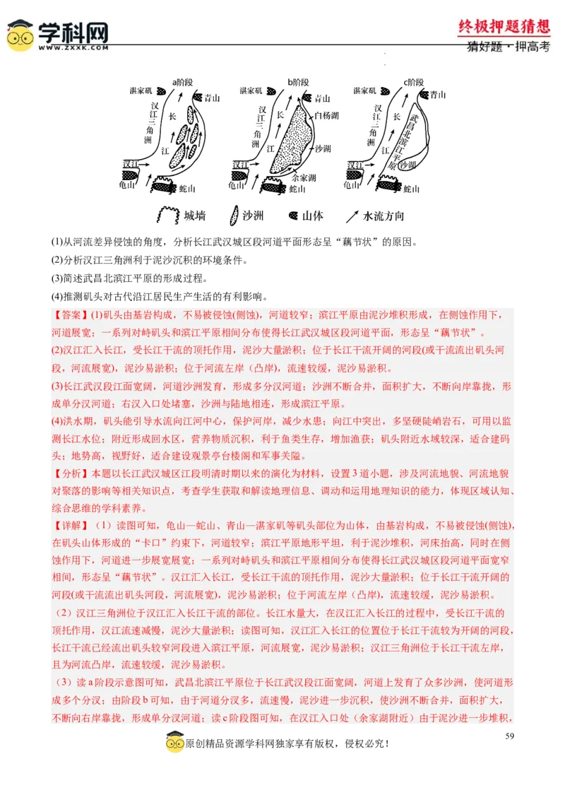 地理-2024年高考终极押题猜想（解析版）_2024高考押题卷_62024学科网全系列_212024年高考终极押题猜想_地理-2024年高考终极押题猜想