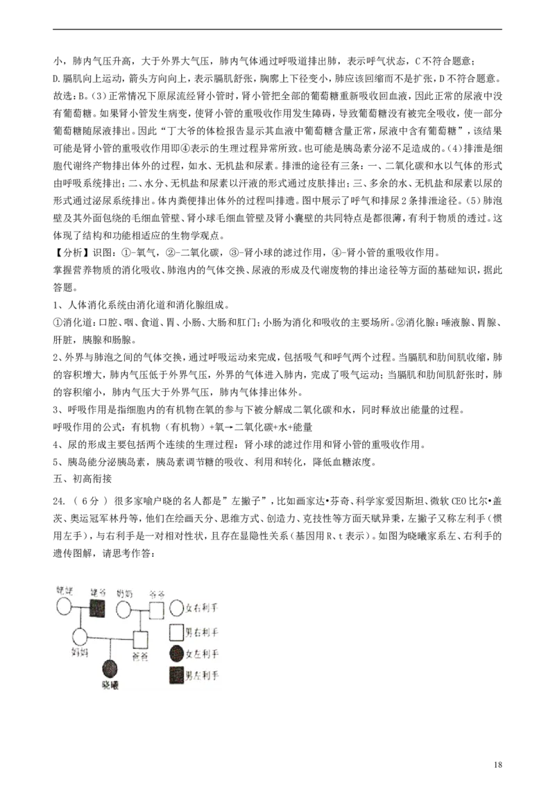 山东省济宁市2018年中考生物真题试题（含解析）_8.生物中考真题2015-2024年_2018年全国中考生物141份