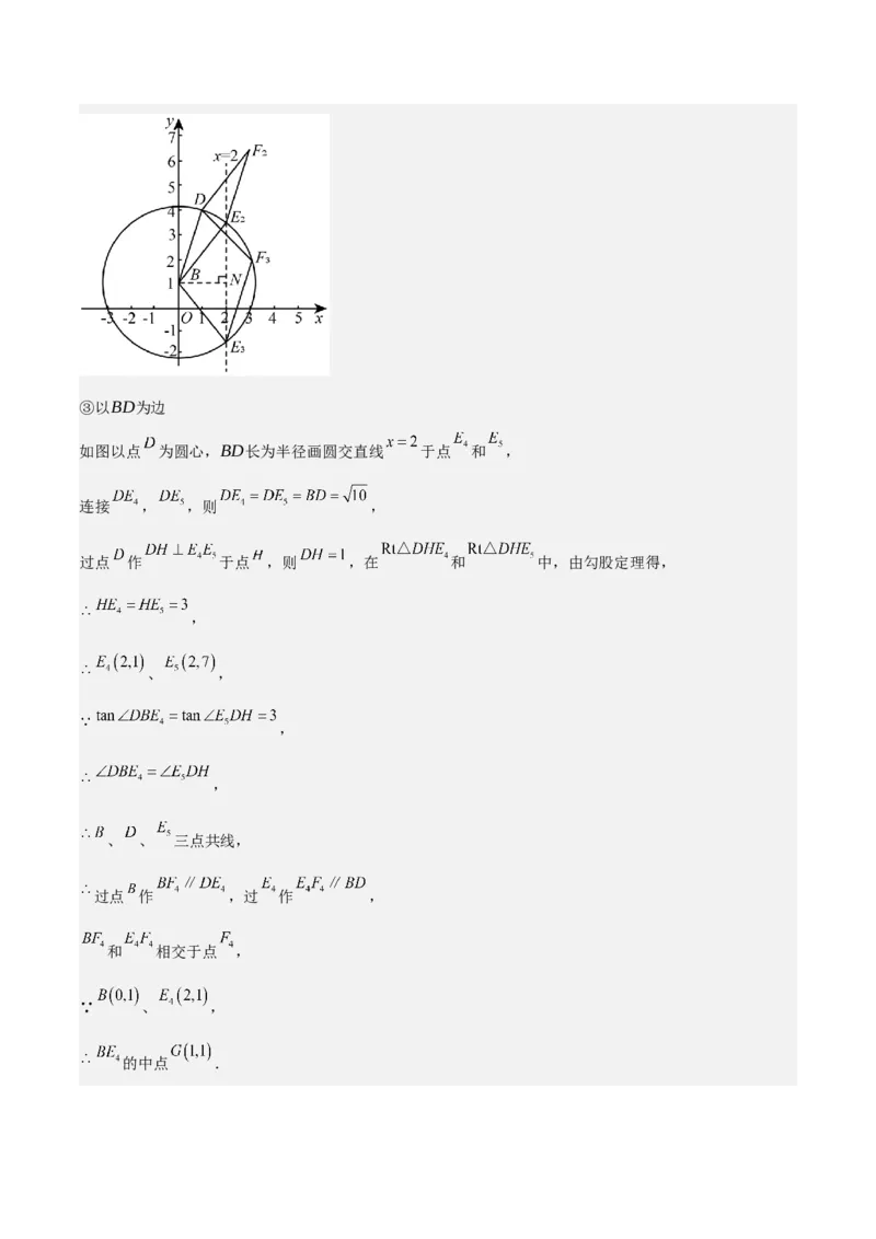 考前突破06二次函数与几何综合题（4大必考题型）解析版_2数学总复习_2025中考复习资料_2025年中考数学一轮知识梳理_考前突破06二次函数与几何综合题（4大必考题型）