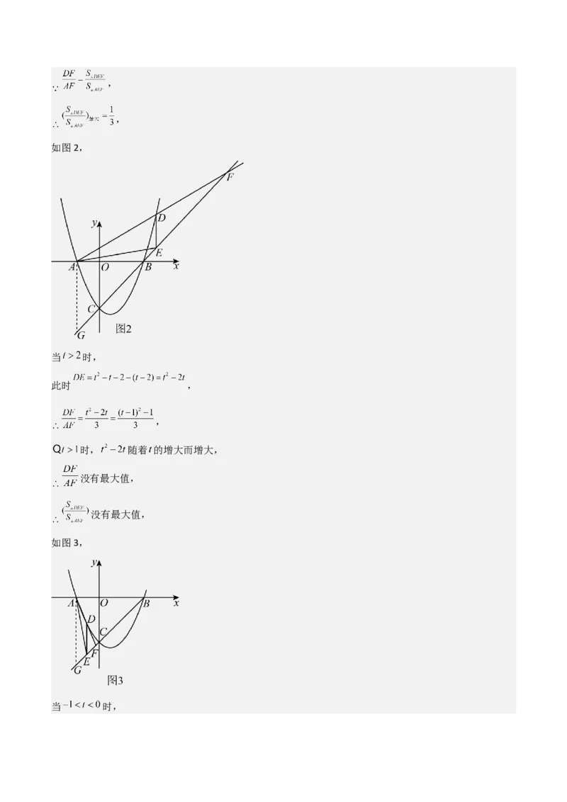考前突破06二次函数与几何综合题（4大必考题型）解析版_2数学总复习_2025中考复习资料_2025年中考数学一轮知识梳理_考前突破06二次函数与几何综合题（4大必考题型）