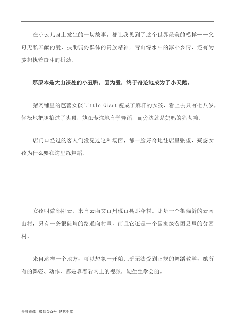 05：猪肉店翩翩起舞的精灵-帮作文从央视微纪录片到高三作文备考_2024年5月_01按日期_2号_2024高考语文写作专题（素材大全+写作技巧+满分作文+真题）