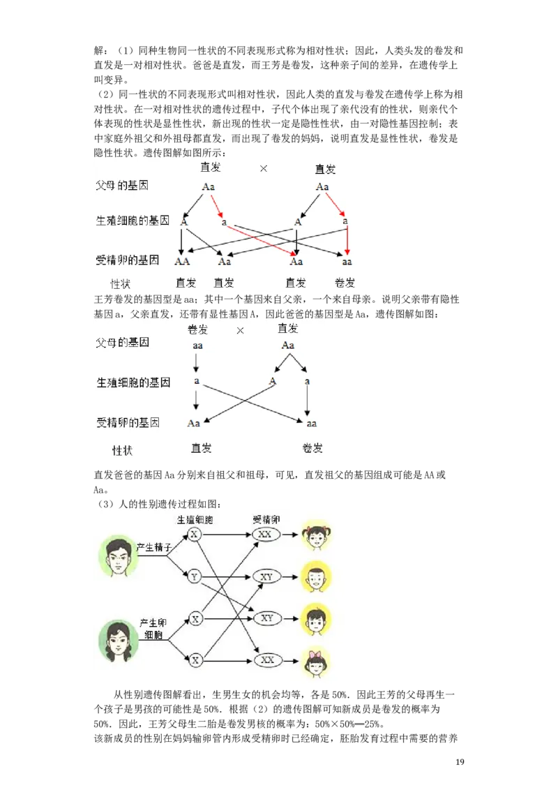 山东省滨州市2019年中考生物真题试题（含解析）_8.生物中考真题2015-2024年_2019年全国中考生物92份