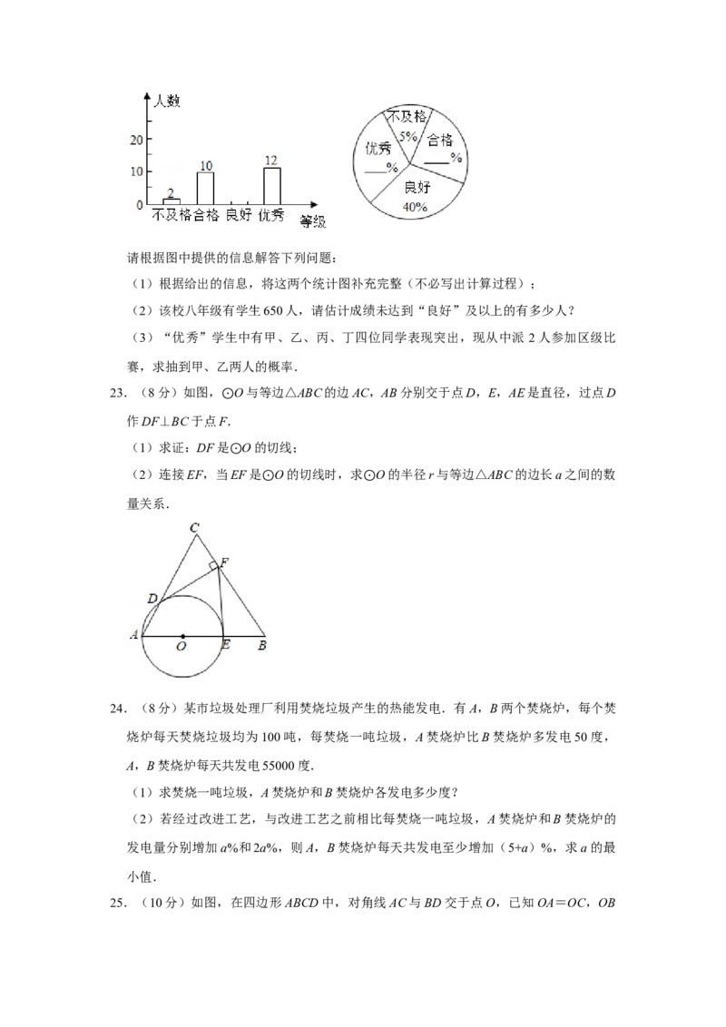 2021年广西玉林市中考数学试卷解析版_中考真题_2.数学中考真题2015-2024年_地区卷_广西省_广西玉林数学15-21