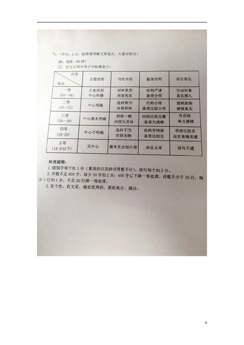 山东省烟台市2016年中考语文真题试题（含答案）_中考真题_1.语文中考真题2015-2024年_2016年全国中考语文140份_2016年全国中考YuWen140份