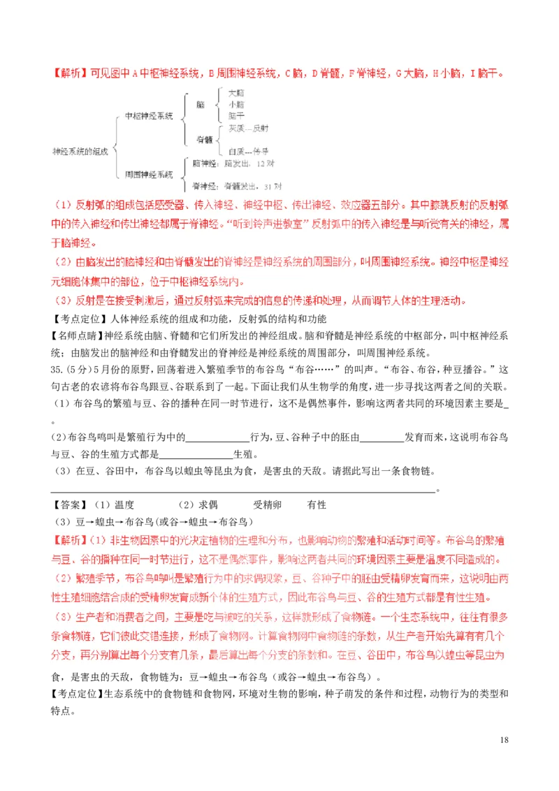 山东省威海市2017年中考生物真题试题（含解析）_8.生物中考真题2015-2024年_2017年全国中考生物124份