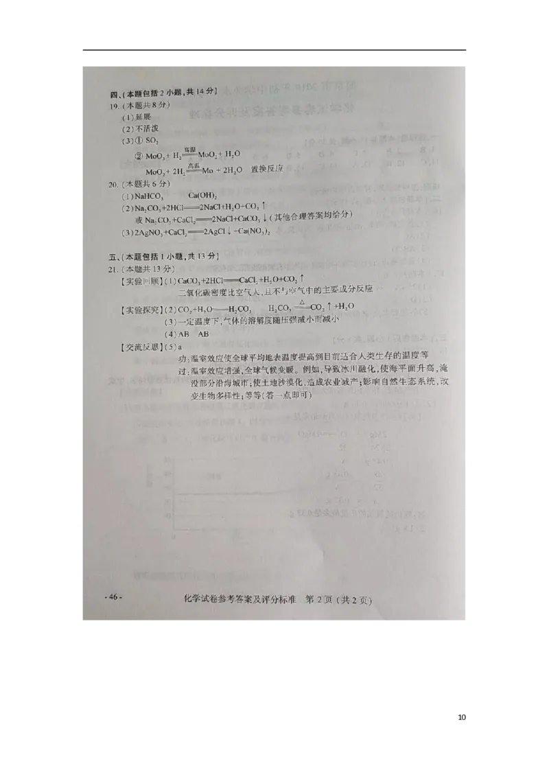 江苏省南京市2019年中考化学真题试题_中考真题_5.化学中考真题2015-2024年_2019中考真题卷（140份）