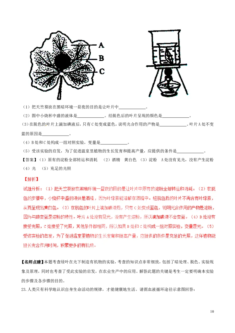 山东省济宁市2017年中考生物真题试题（含解析）_8.生物中考真题2015-2024年_2017年全国中考生物124份