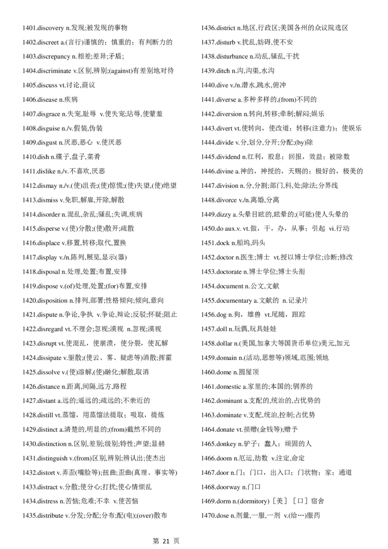 02.考研英语大纲5500词词汇表中英文对照版_考研（英语一二）历年真题_考研英语（一）历年真题&mdash;&mdash;1980-2025_0-考研英语大纲词汇5500_02.默写版