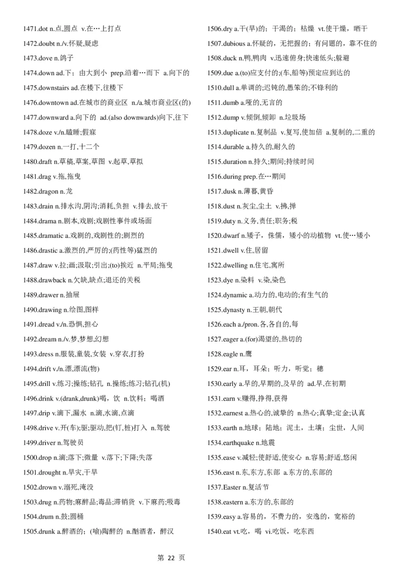 02.考研英语大纲5500词词汇表中英文对照版_考研（英语一二）历年真题_考研英语（一）历年真题&mdash;&mdash;1980-2025_0-考研英语大纲词汇5500_02.默写版