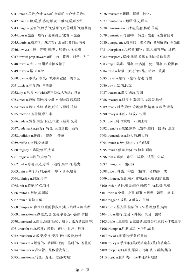 02.考研英语大纲5500词词汇表中英文对照版_考研（英语一二）历年真题_考研英语（一）历年真题&mdash;&mdash;1980-2025_0-考研英语大纲词汇5500_02.默写版