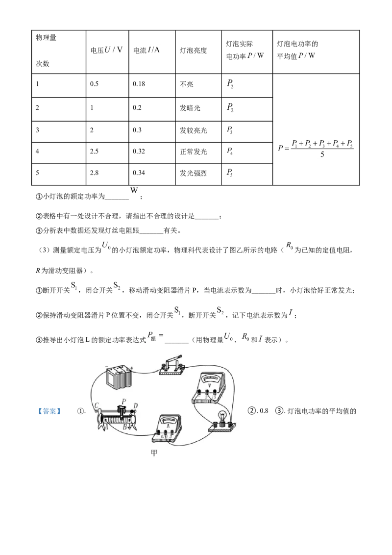 四川省眉山市2021年中考物理试题（解析版）_中考真题_4.物理中考真题2015-2024年_2021中考物理真题42份_2021四川_眉山物理