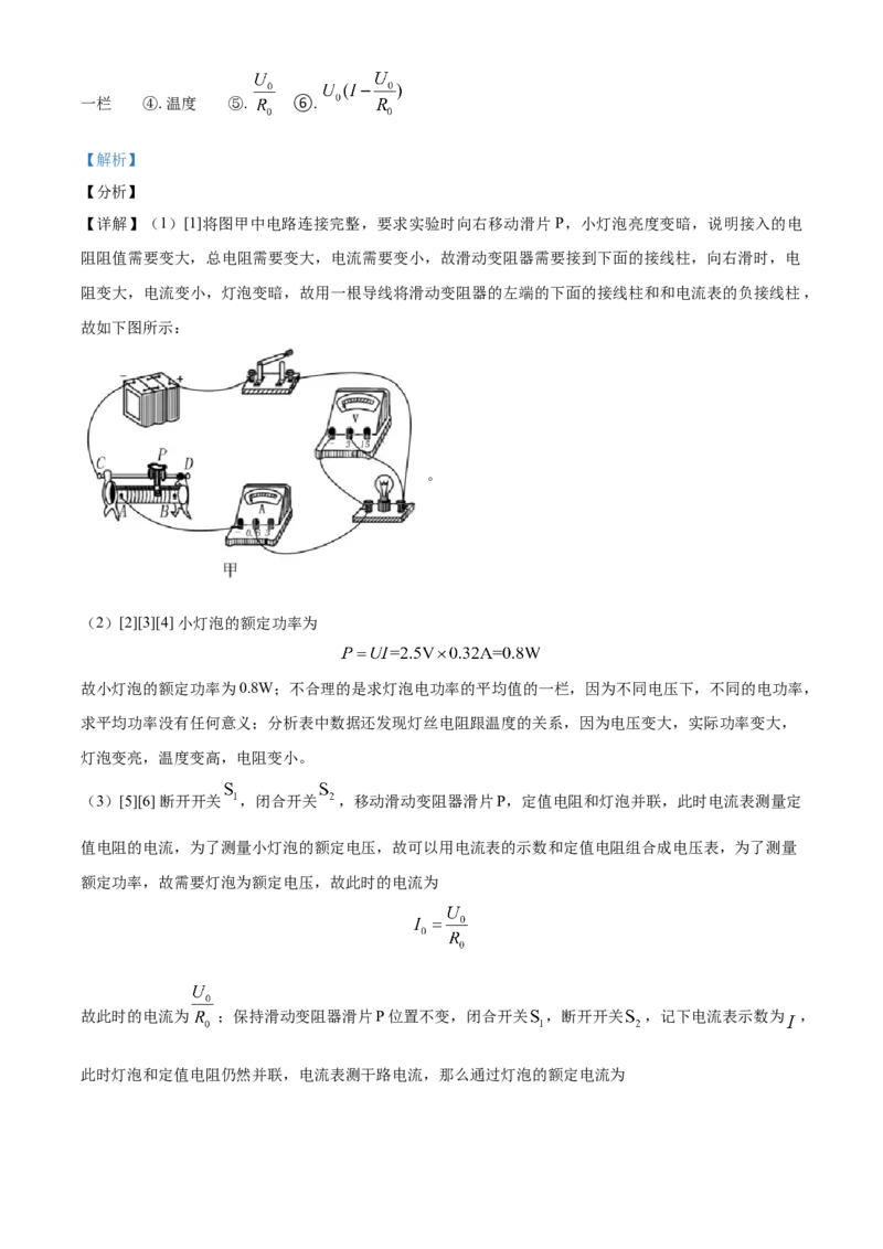 四川省眉山市2021年中考物理试题（解析版）_中考真题_4.物理中考真题2015-2024年_2021中考物理真题42份_2021四川_眉山物理