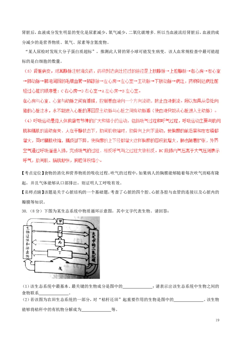 山东省潍坊市2017年中考生物真题试题（含解析）_8.生物中考真题2015-2024年_2017年全国中考生物124份