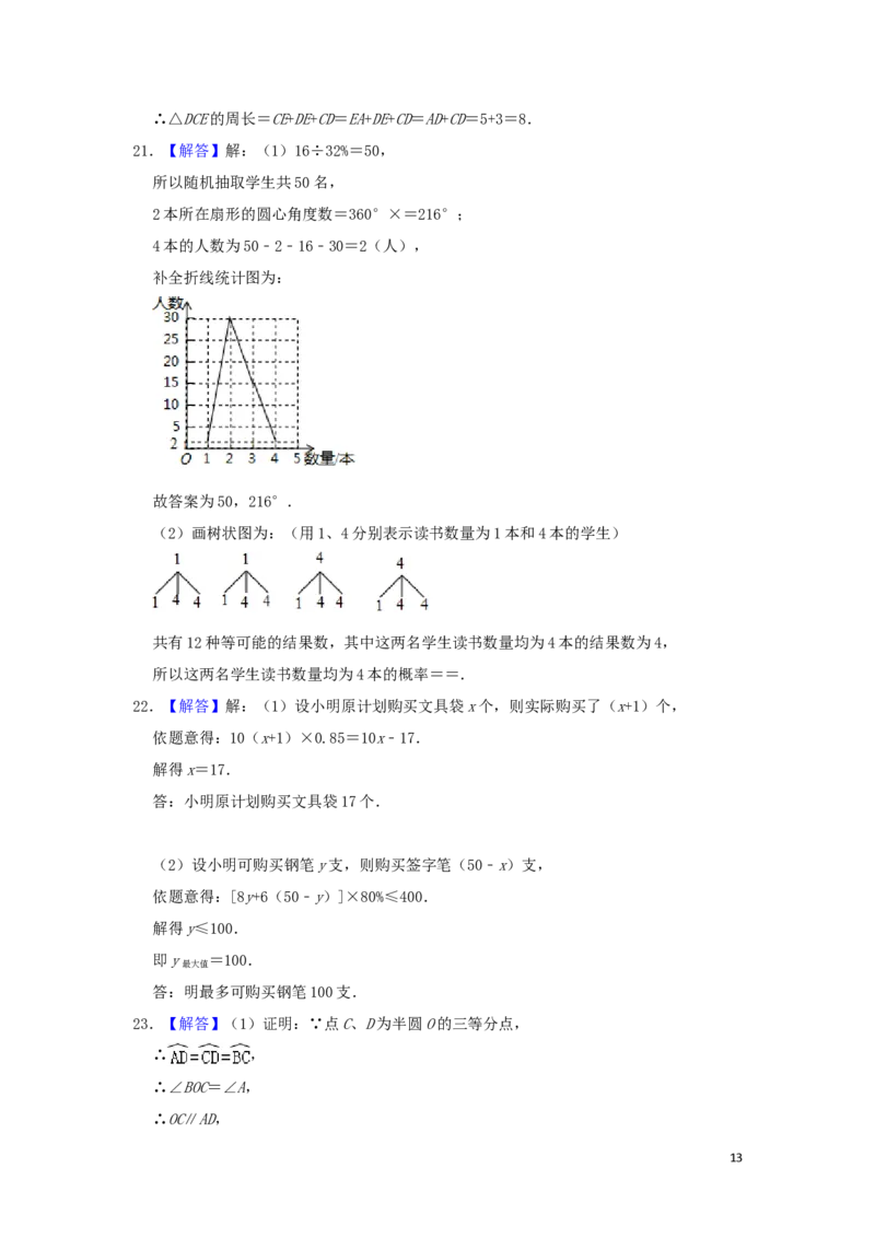 内蒙古赤峰市2019年中考数学真题试题（含解析）_中考真题_2.数学中考真题2015-2024年_2019年全国中考数学206份