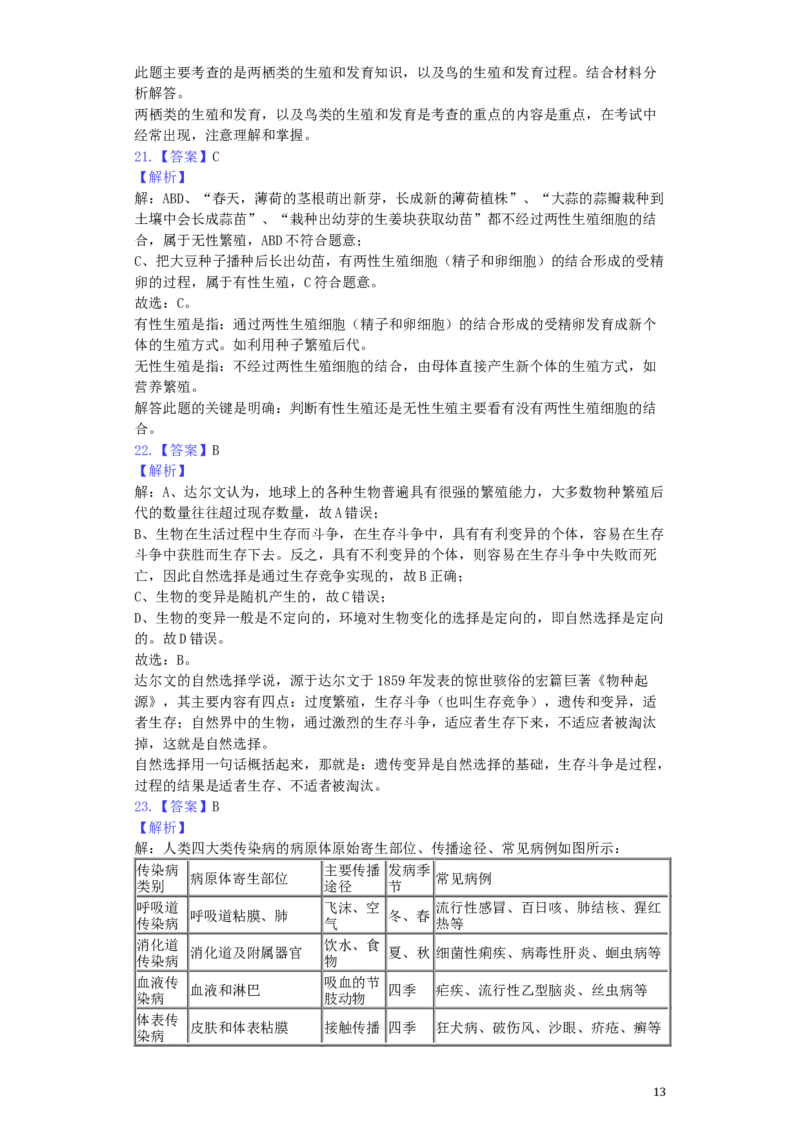山东省聊城市2019年中考生物真题试题（含解析）_8.生物中考真题2015-2024年_2019年全国中考生物92份