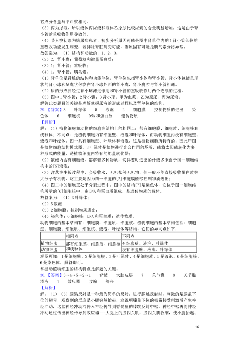 山东省聊城市2019年中考生物真题试题（含解析）_8.生物中考真题2015-2024年_2019年全国中考生物92份