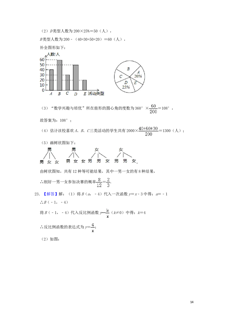 四川省遂宁市2019年中考数学真题试题（含解析）_中考真题_2.数学中考真题2015-2024年_2019年全国中考数学206份