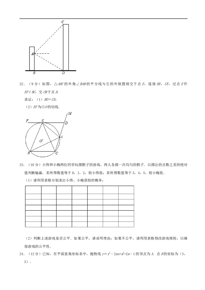 山东省威海市2020年中考数学试卷（解析版）_中考真题_2.数学中考真题2015-2024年_2020全国多省多地中考数学真题126份
