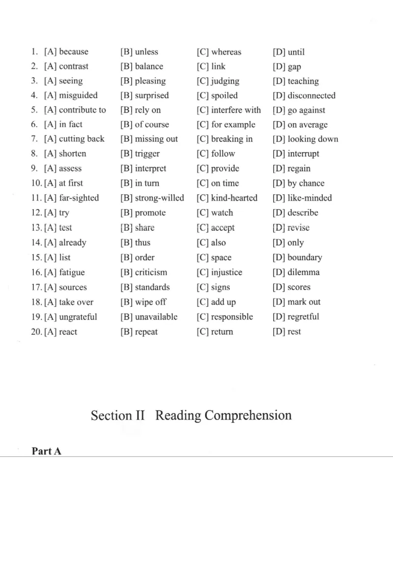 2024年考研英语二真题可复制搜索查词_考研（英语一二）历年真题_考研英语（二）历年真题&mdash;&mdash;1980-2025_❤️2.2010-2025年考研英语二真题及解析_01、真题部分_WORD版本