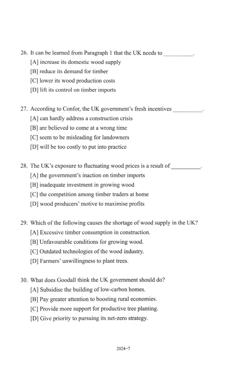 2024年考研英语二真题可复制搜索查词_考研（英语一二）历年真题_考研英语（二）历年真题&mdash;&mdash;1980-2025_❤️2.2010-2025年考研英语二真题及解析_01、真题部分_WORD版本