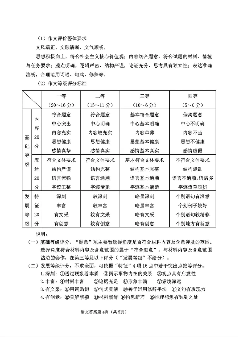 长春四模语文答案_2024年5月_01按日期_12号_2024届吉林省长春市高三下学期四模试题_吉林省长春市2024届高三下学期四模试题语文PDF版含答案
