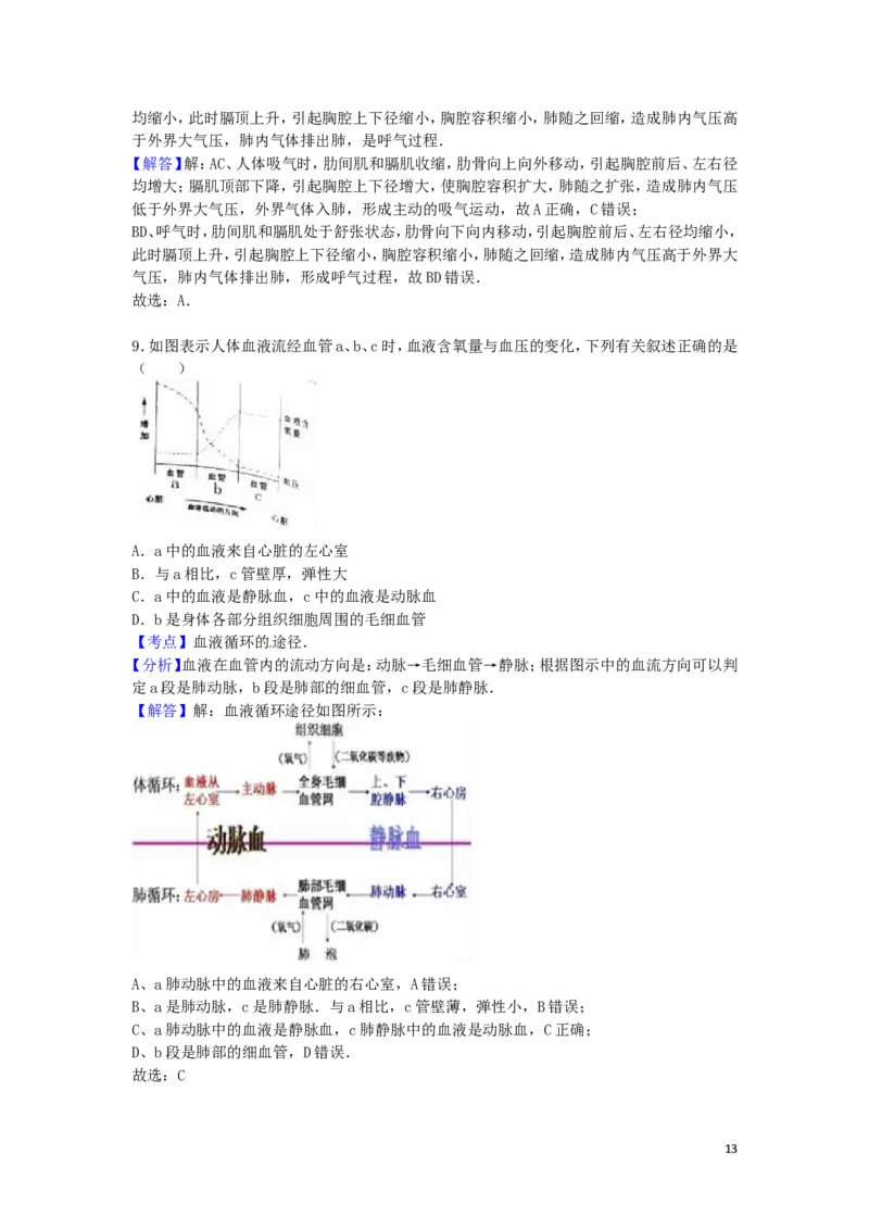山东省泰安市2016年中考生物真题试题（含解析）_8.生物中考真题2015-2024年_2016年全国中考生物74份