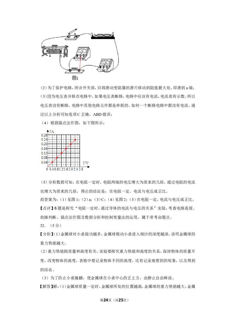 2020年辽宁省大连市中考物理试卷及解析_中考真题_4.物理中考真题2015-2024年_地区卷_辽宁物理_辽宁物理_大连物理11-22