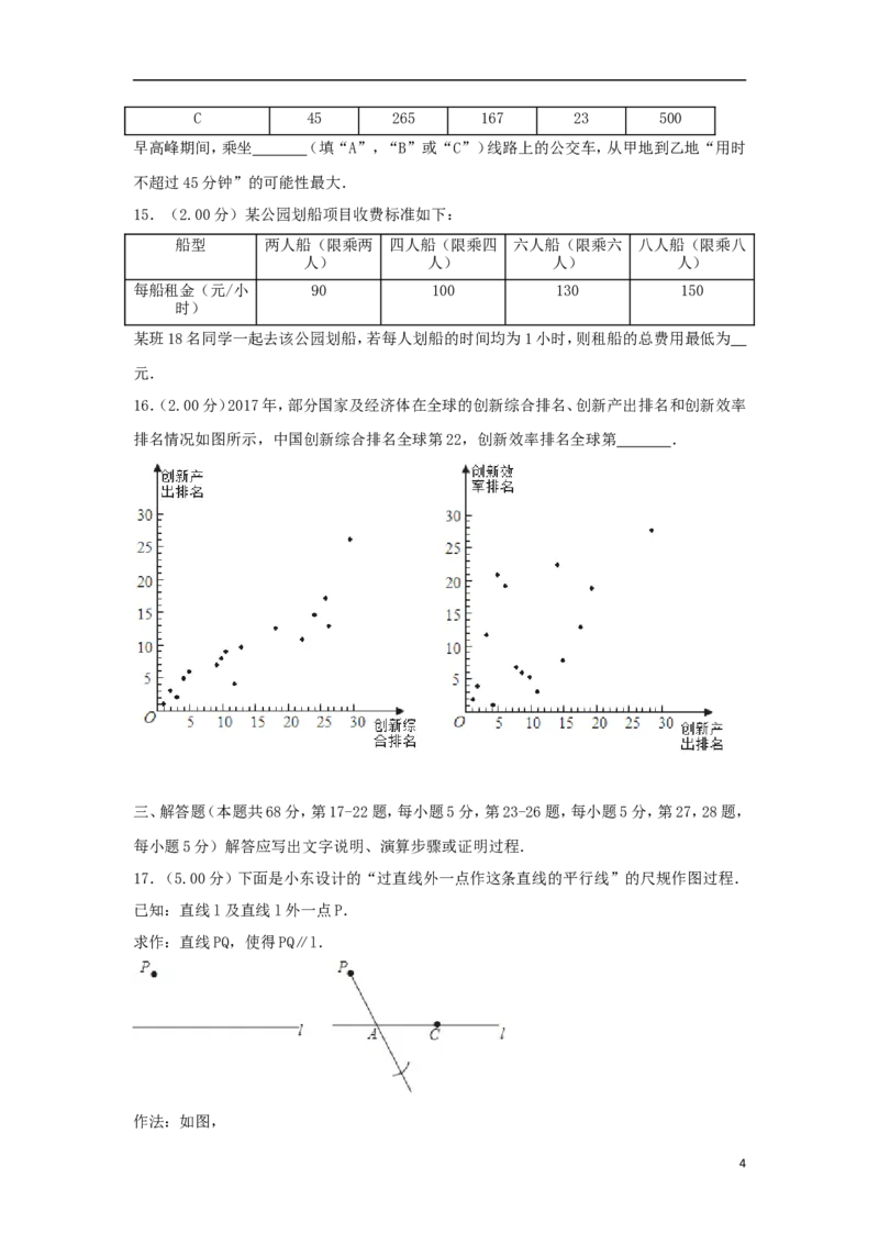 北京市2018年中考数学真题试题（含解析2）_中考真题_2.数学中考真题2015-2024年_2018年全国中考数学258份