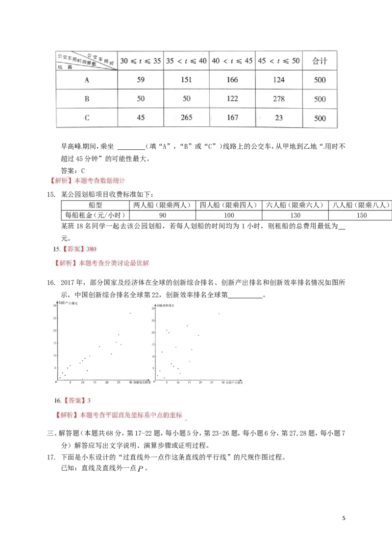北京市2018年中考数学真题试题（含解析）_中考真题_2.数学中考真题2015-2024年_2018年全国中考数学258份