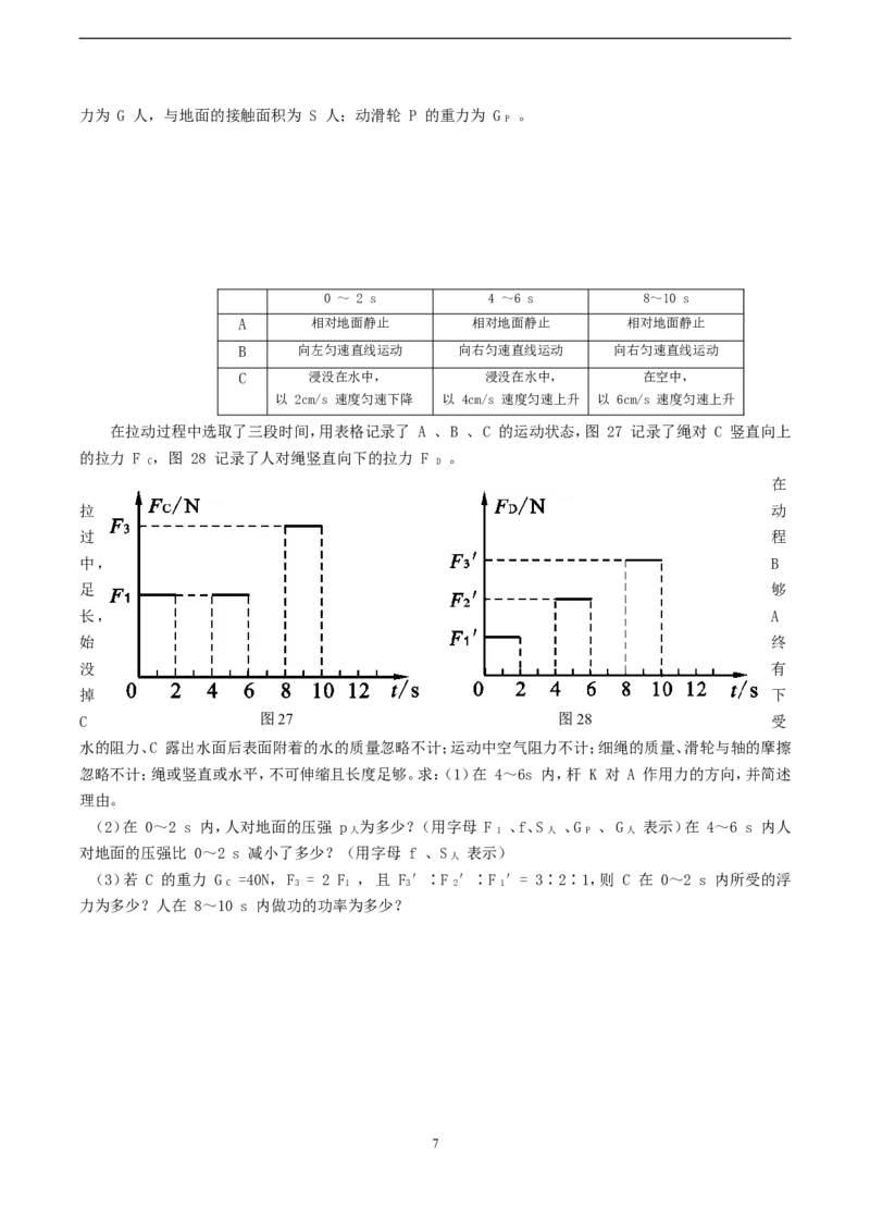 成都市2015年中考物理试题及答案(word版)_中考真题_4.物理中考真题2015-2024年_地区卷_四川省_成都物理08-22