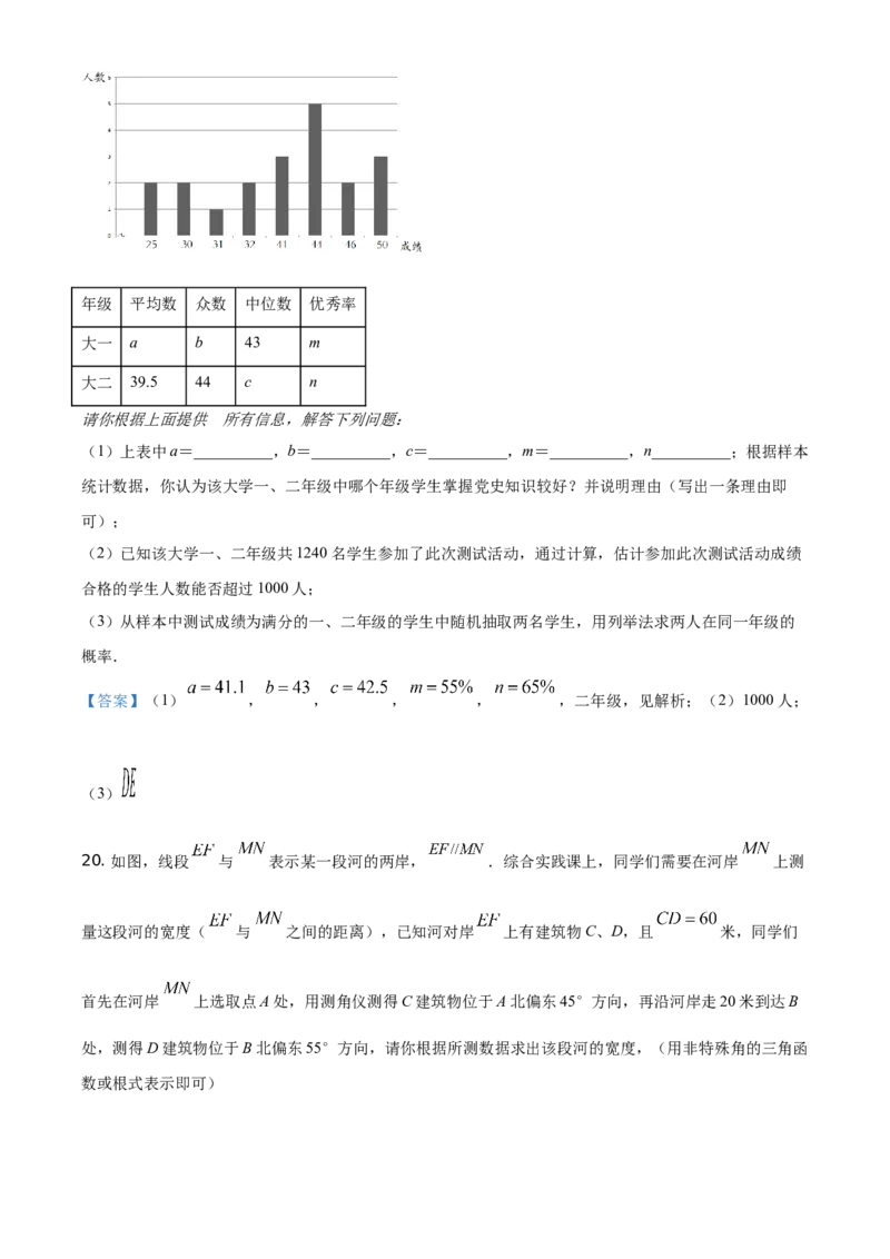 内蒙古呼和浩特市2021年中考数学真题_中考真题_2.数学中考真题2015-2024年_2021中考数学真题86份_2021内蒙古