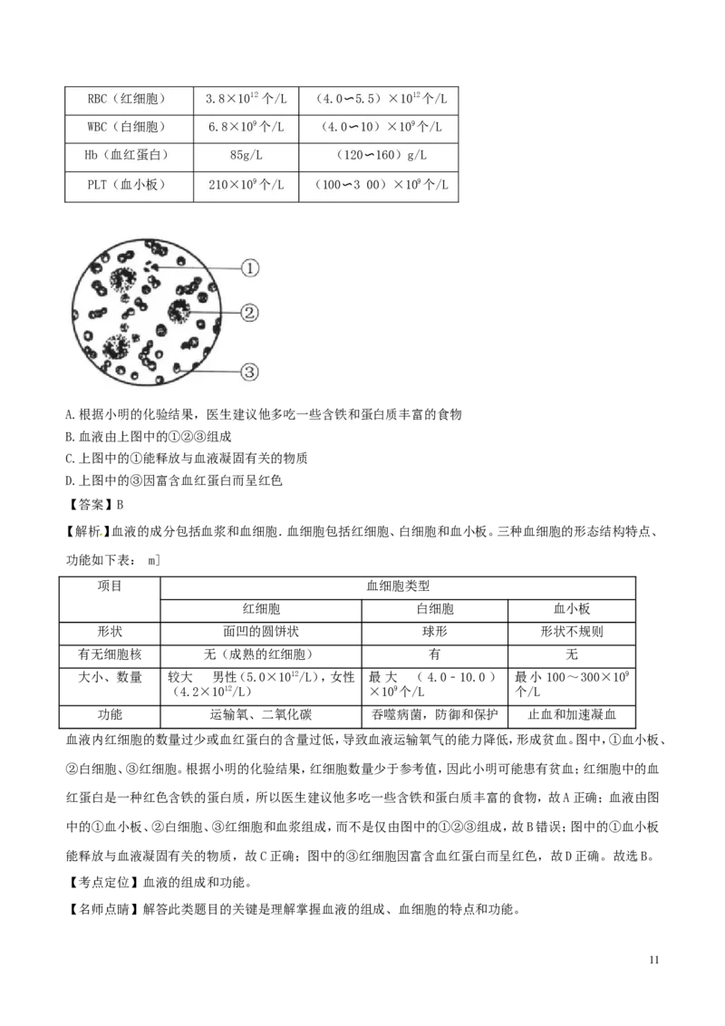 山东省青岛市2017年中考生物真题试题（含解析）_8.生物中考真题2015-2024年_2017年全国中考生物124份