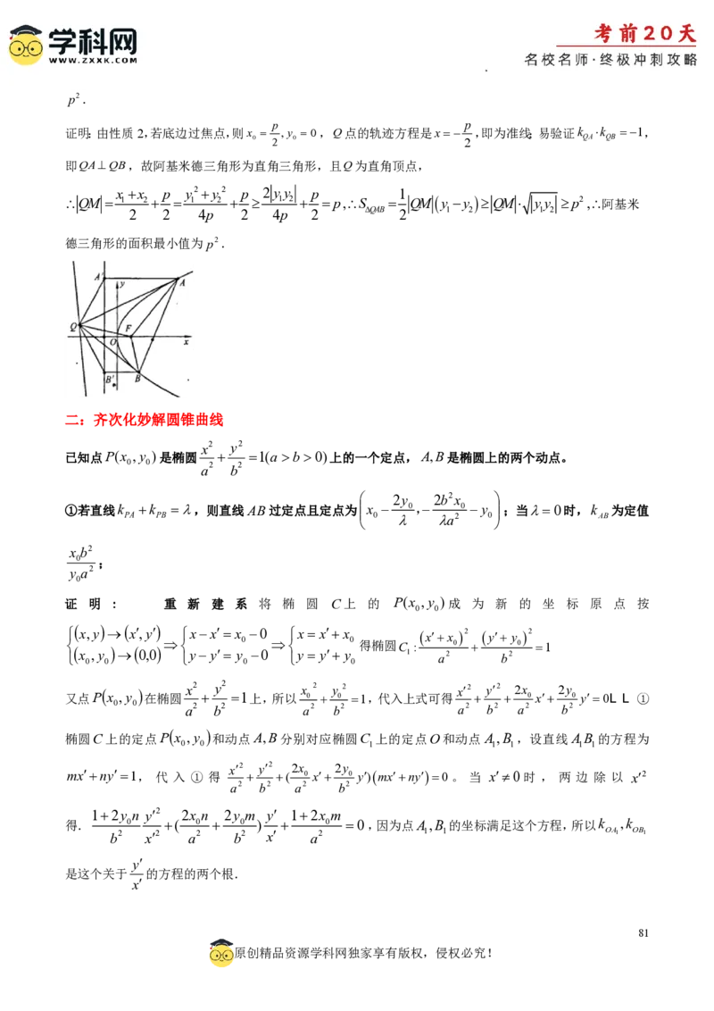 数学（四）-2024年高考考前20天终极冲刺攻略_2024高考押题卷_62024学科网全系列_21学科网高考考前终极攻略_数学-2024年高考考前20天终极冲刺攻略