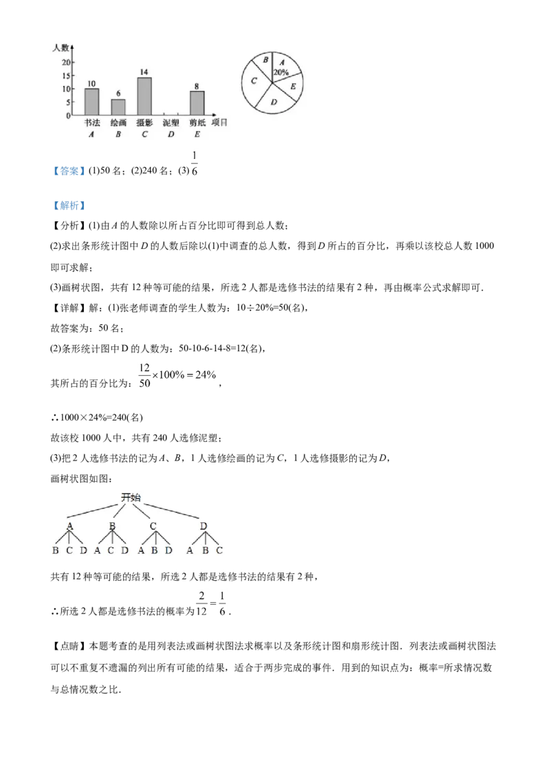 四川省宜宾市2021年中考数学真题（解析版）_中考真题_2.数学中考真题2015-2024年_2021中考数学真题86份_2021四川_宜宾数学