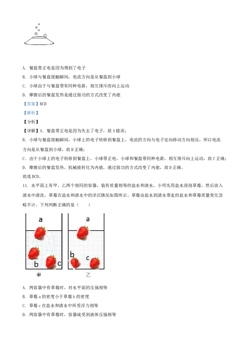 2021年辽宁省铁岭、葫芦岛市中考物理试题（解析版.）_中考真题_4.物理中考真题2015-2024年_地区卷_辽宁物理_辽宁物理_葫芦岛物理17-22