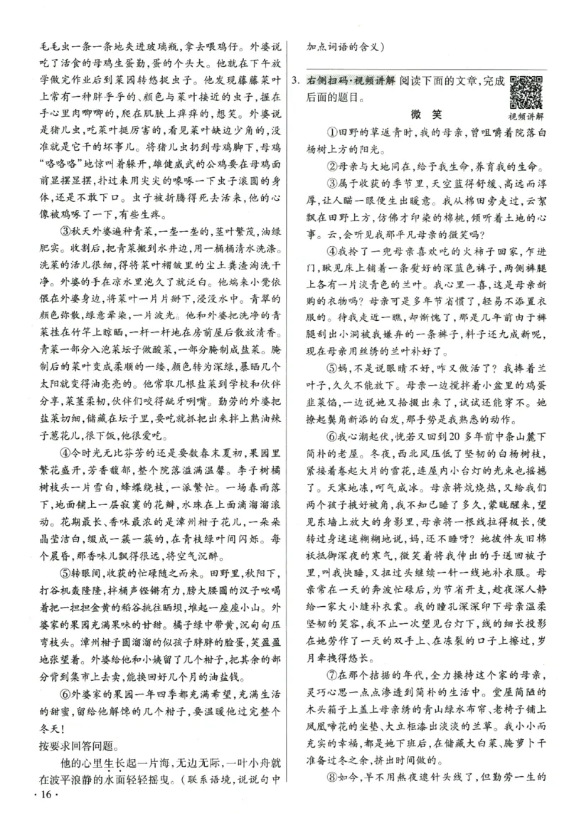 提分专练+阅读专练语文_2026广东小升初真题试卷_2026小升初真题试卷语文