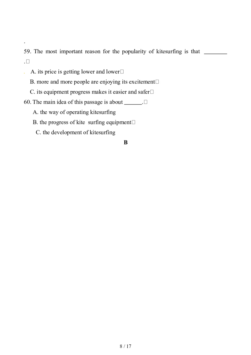 四川省自贡市2018年中考英语试题_中考真题_3.英语中考真题2015-2024年_2018年全国中考YINGYU209份