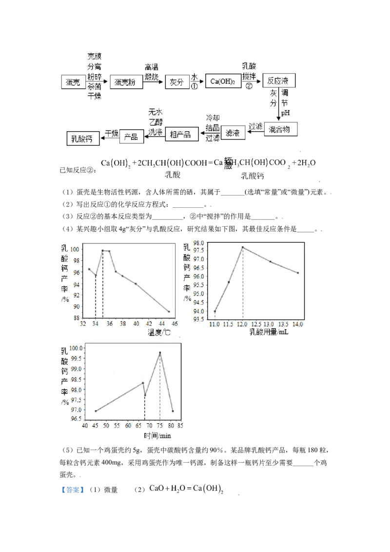 江苏省常州市2021年中考化学试题（解析版）_中考真题_5.化学中考真题2015-2024年_2021年中考化学真题（83份）_常州化学