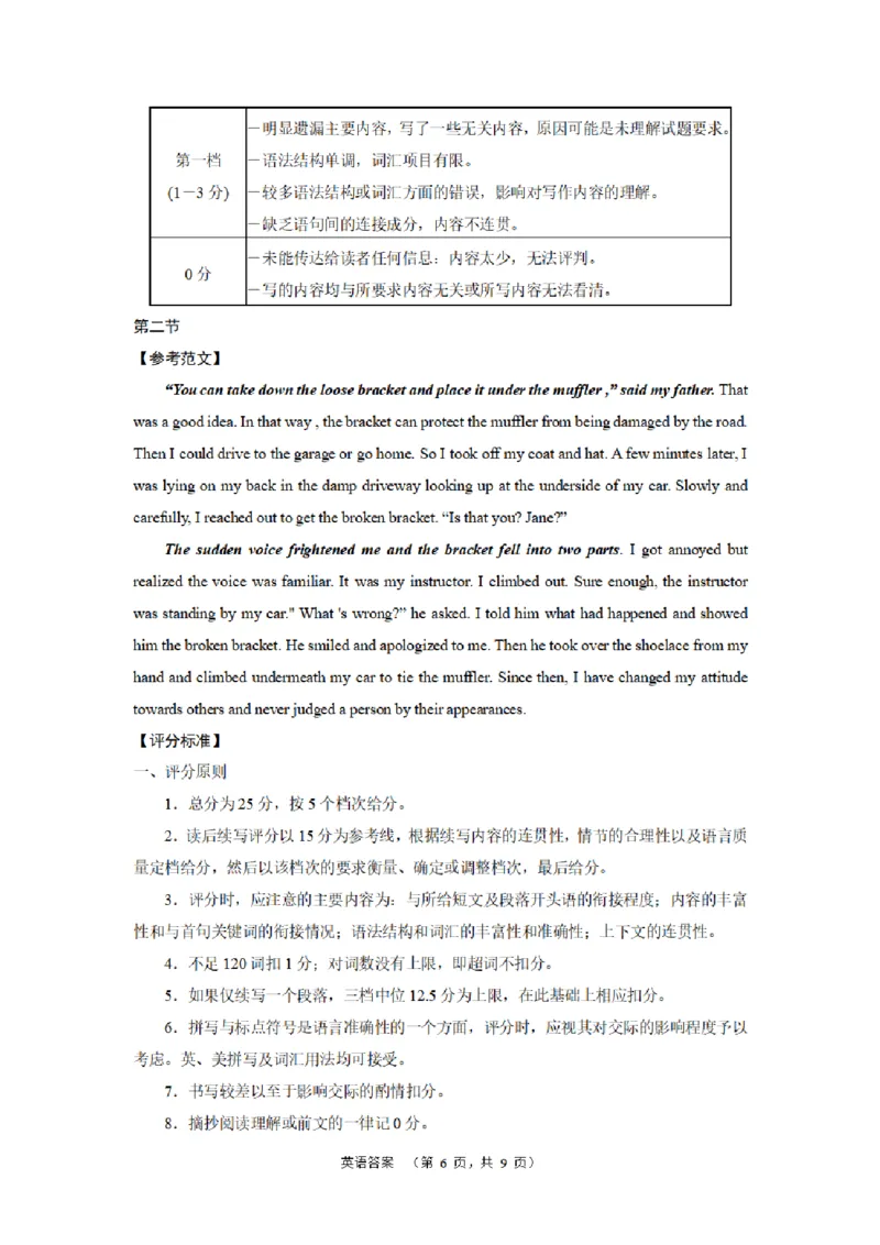 长郡英语答案_2024年2月_01每日更新_26号_2024届湖南省长沙市长郡中学高三一模_2024届湖南省长沙市长郡中学高三一模英语
