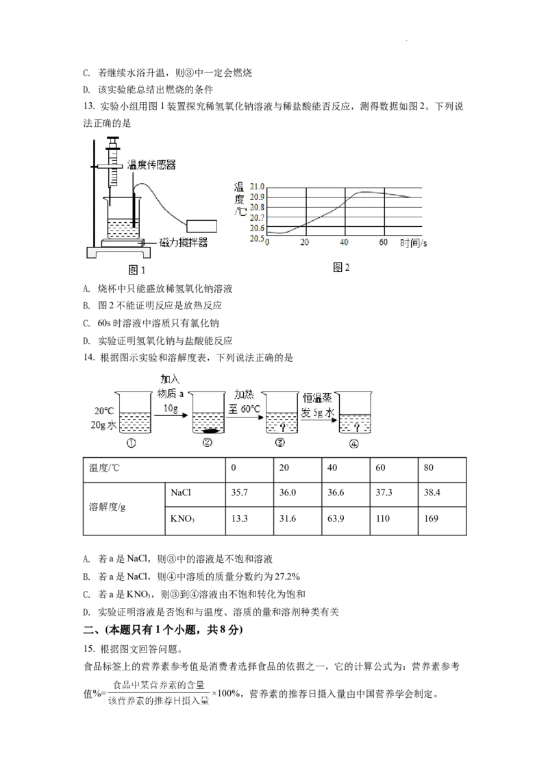 2022年四川省成都市中考化学试卷及答案_中考真题_5.化学中考真题2015-2024年_地区卷_四川省_四川成都化学08-22