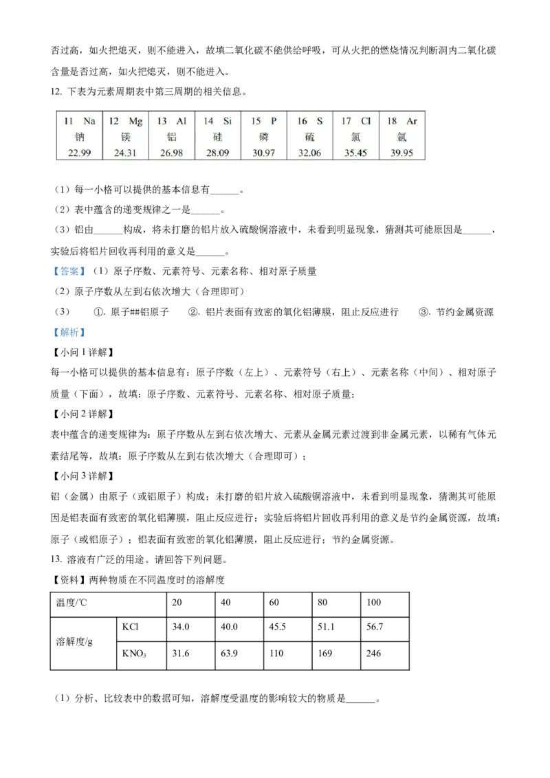 2022年辽宁省盘锦市中考化学真题（解析）_中考真题_5.化学中考真题2015-2024年_地区卷_辽宁化学_辽宁化学_盘锦化学2014-22