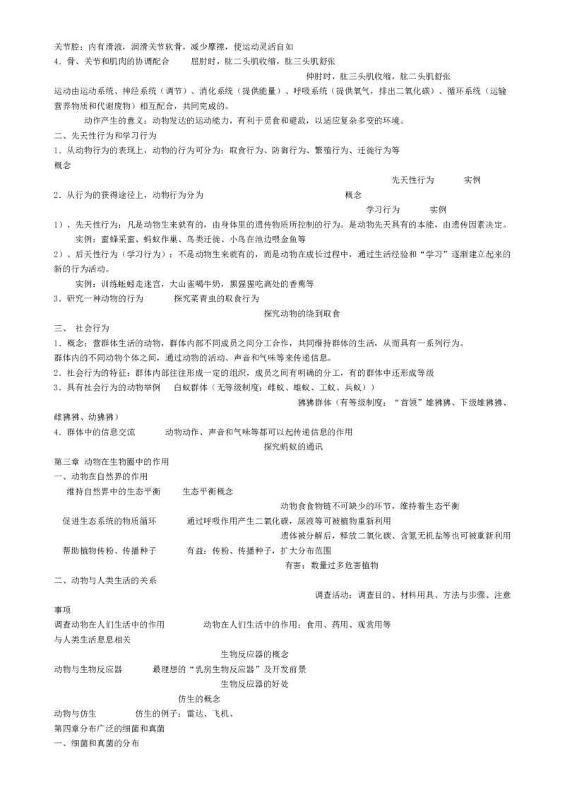 00初中生物知识点归纳汇总_河北省历年中考真题_生物历年中考真题