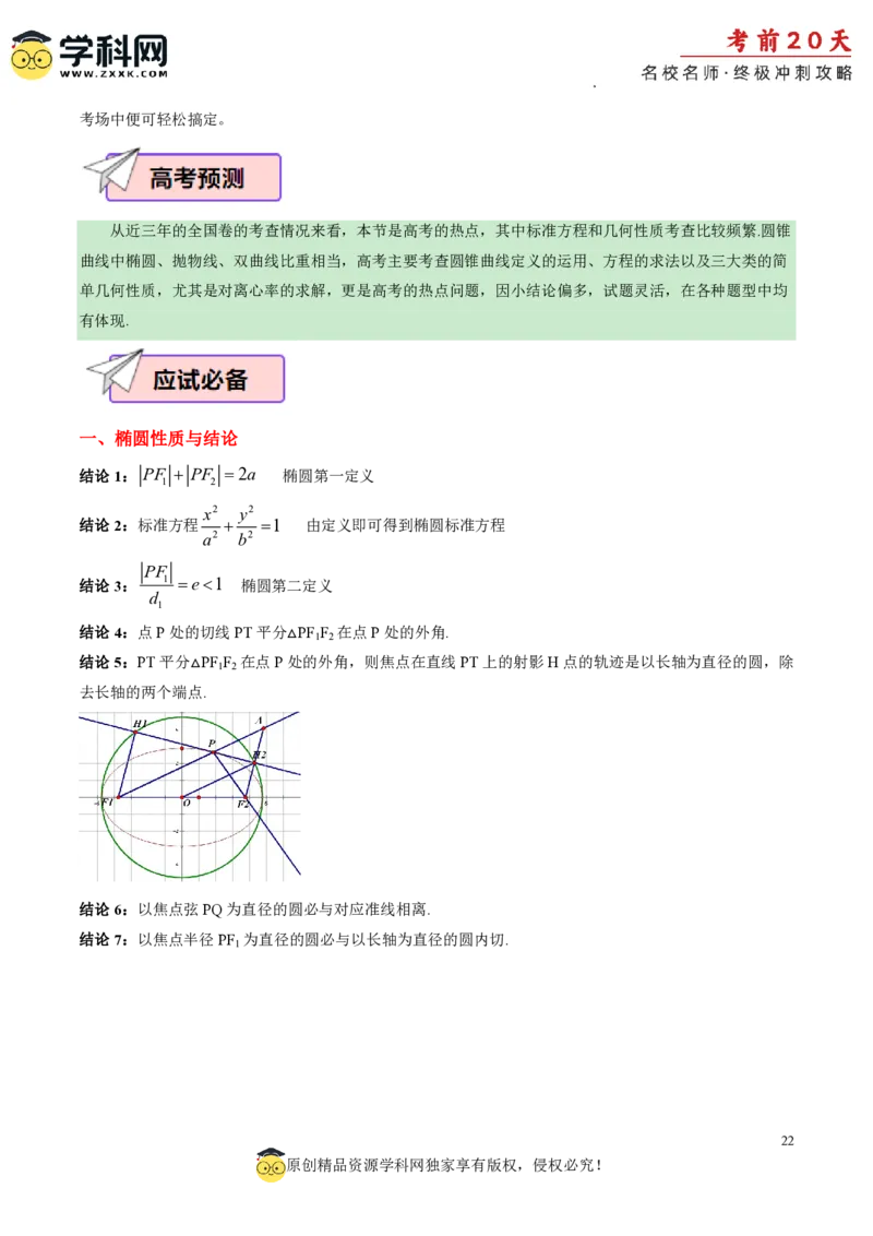 数学（一）-2024年高考考前20天终极冲刺攻略_2024高考押题卷_62024学科网全系列_20学科网高考考前终极攻略_数学-2024年高考考前20天终极冲刺攻略